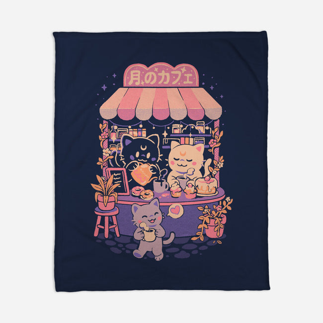 Moon Cafe-None-Fleece-Blanket-eduely