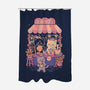 Moon Cafe-None-Polyester-Shower Curtain-eduely