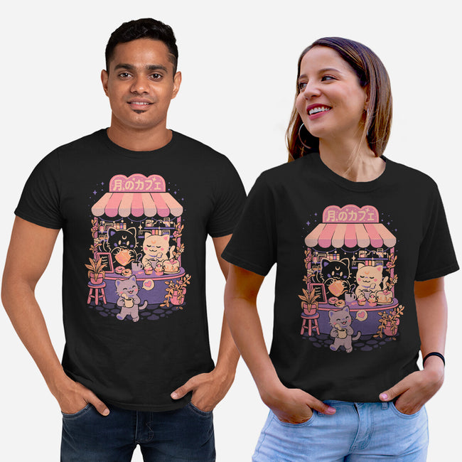 Moon Cafe-Unisex-Basic-Tee-eduely