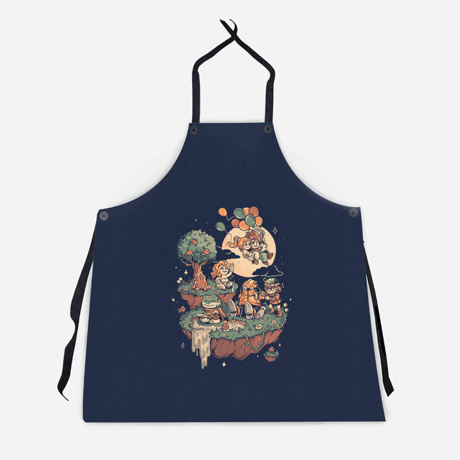 Chrono Island-Unisex-Kitchen-Apron-eduely