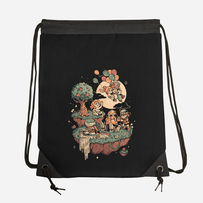 Chrono Island-None-Drawstring-Bag-eduely