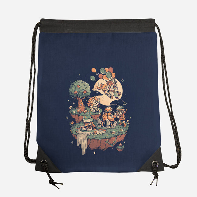 Chrono Island-None-Drawstring-Bag-eduely