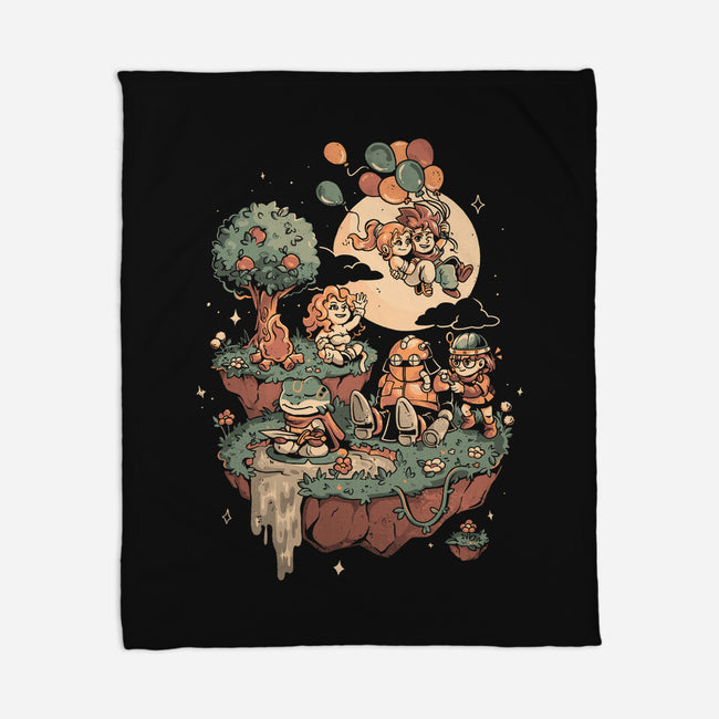 Chrono Island-None-Fleece-Blanket-eduely