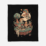 Chrono Island-None-Fleece-Blanket-eduely