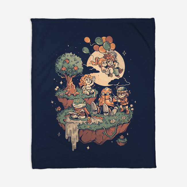 Chrono Island-None-Fleece-Blanket-eduely