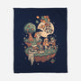 Chrono Island-None-Fleece-Blanket-eduely