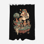 Chrono Island-None-Polyester-Shower Curtain-eduely