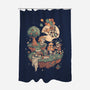 Chrono Island-None-Polyester-Shower Curtain-eduely