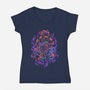 In The Hand Of Madness-Womens-V-Neck-Tee-Estudio Horta