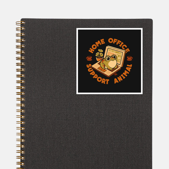 Home Office Support Animal Frog-None-Glossy-Sticker-worlddominationforcats