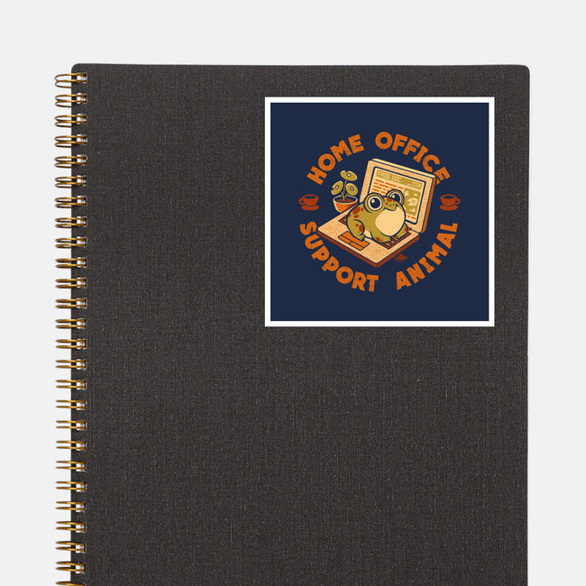 Home Office Support Animal Frog-None-Glossy-Sticker-worlddominationforcats