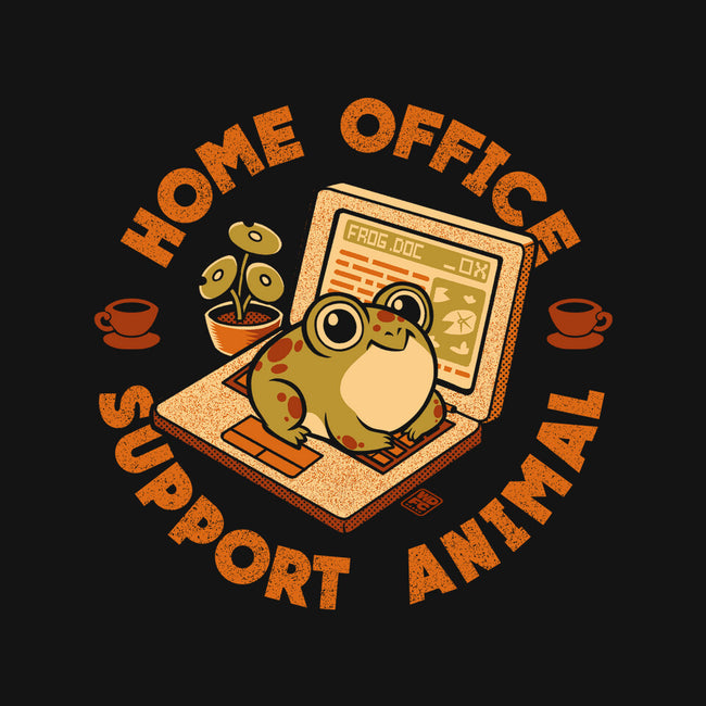 Home Office Support Animal Frog-Youth-Crew Neck-Sweatshirt-worlddominationforcats