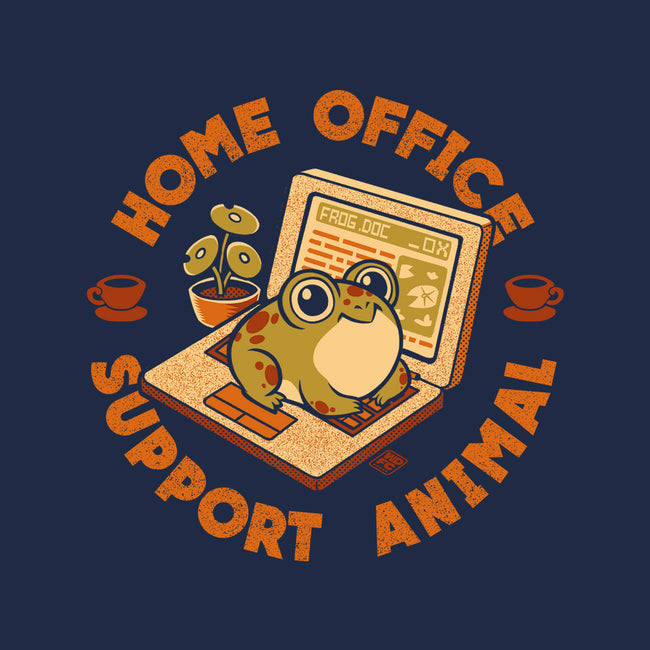 Home Office Support Animal Frog-Womens-Basic-Tee-worlddominationforcats