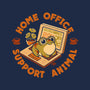 Home Office Support Animal Frog-Womens-Basic-Tee-worlddominationforcats