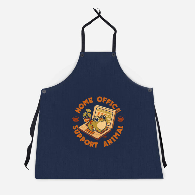 Home Office Support Animal Frog-Unisex-Kitchen-Apron-worlddominationforcats