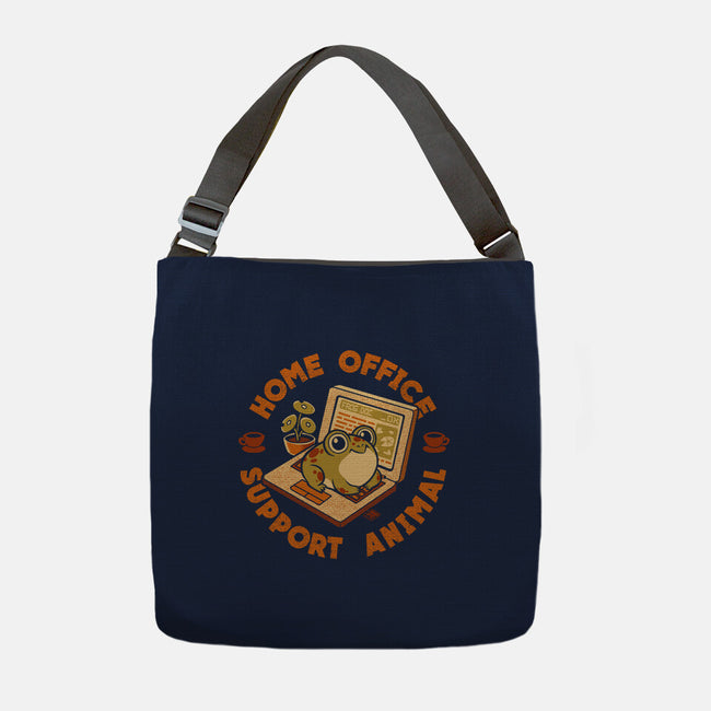 Home Office Support Animal Frog-None-Adjustable Tote-Bag-worlddominationforcats