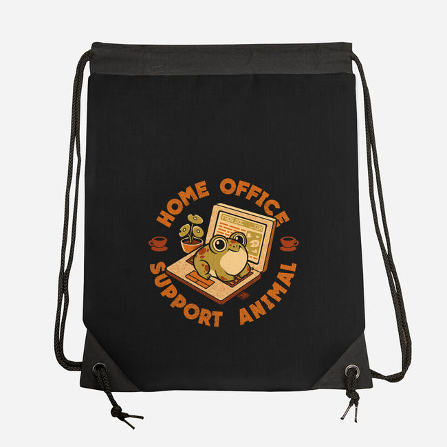 Home Office Support Animal Frog-None-Drawstring-Bag-worlddominationforcats