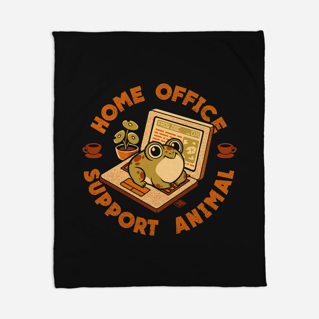 Home Office Support Animal Frog-None-Fleece-Blanket-worlddominationforcats