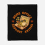 Home Office Support Animal Frog-None-Fleece-Blanket-worlddominationforcats