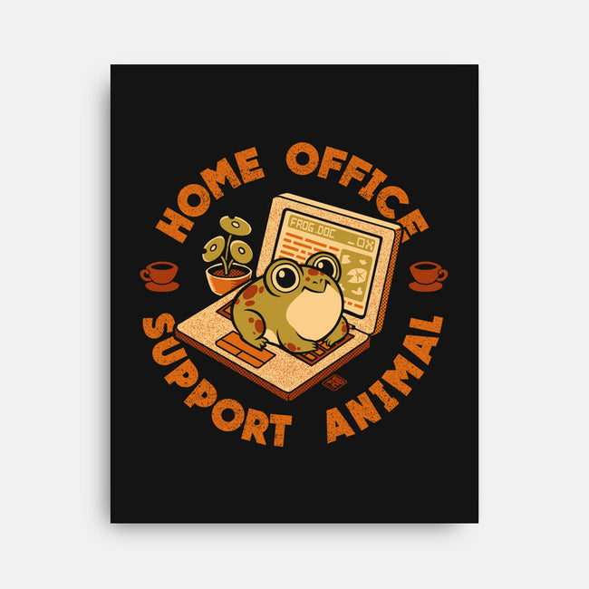 Home Office Support Animal Frog-None-Stretched-Canvas-worlddominationforcats