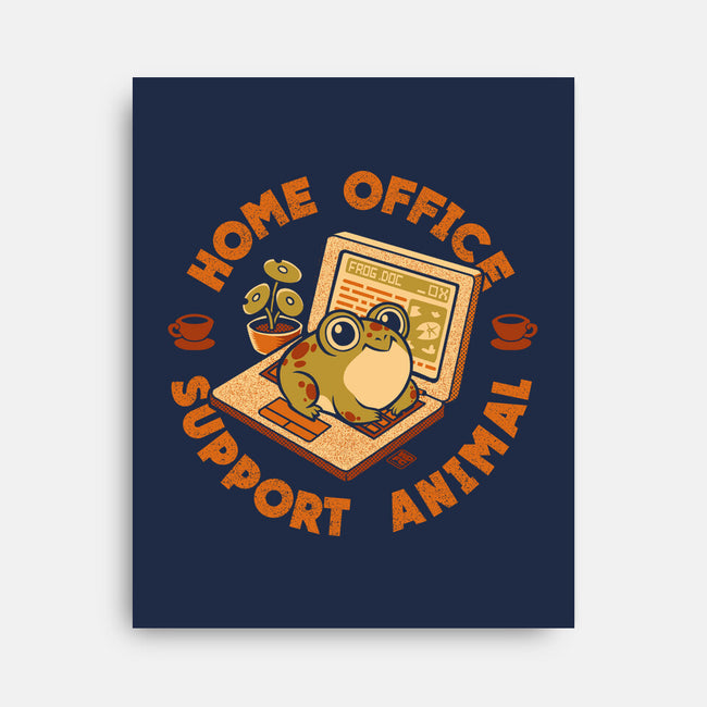 Home Office Support Animal Frog-None-Stretched-Canvas-worlddominationforcats
