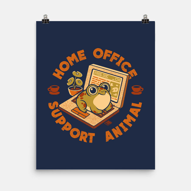 Home Office Support Animal Frog-None-Matte-Poster-worlddominationforcats