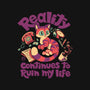 Reality Ruins My Life-Mens-Basic-Tee-worlddominationforcats