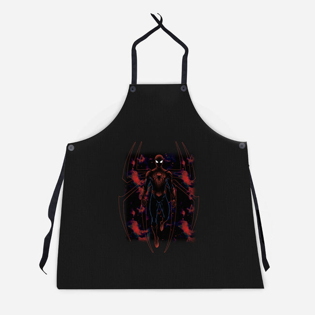Spider Shadow Nebula-Unisex-Kitchen-Apron-Astrobot Invention