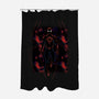 Spider Shadow Nebula-None-Polyester-Shower Curtain-Astrobot Invention