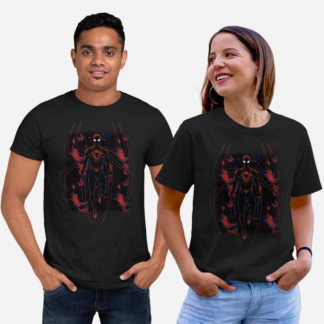Spider Shadow Nebula-Unisex-Basic-Tee-Astrobot Invention