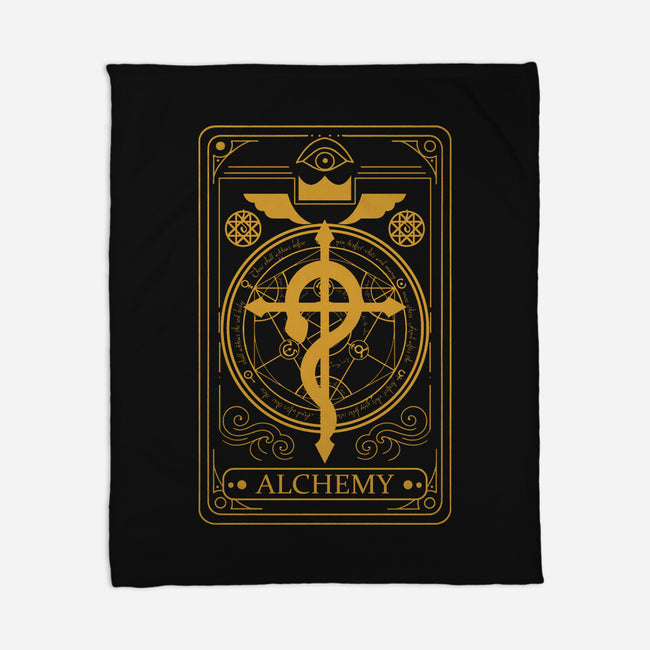Tarot Of Alchemy-None-Fleece-Blanket-fanfabio