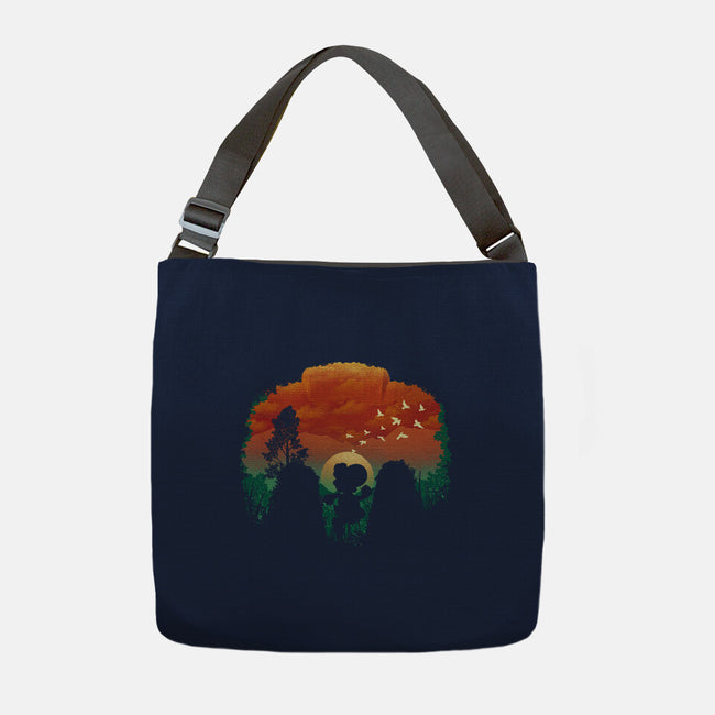 Dinosaur Game-None-Adjustable Tote-Bag-dandingeroz