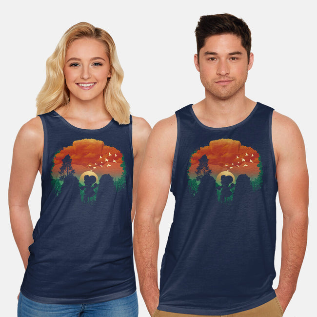 Dinosaur Game-Unisex-Basic-Tank-dandingeroz