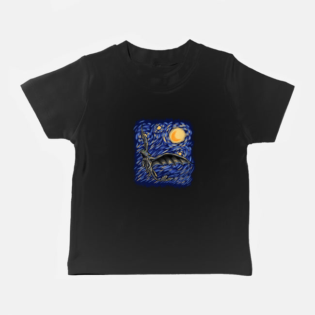 Dragon Starry Night-Baby-Basic-Tee-nickzzarto