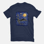 Dragon Starry Night-Womens-Fitted-Tee-nickzzarto