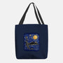 Dragon Starry Night-None-Basic Tote-Bag-nickzzarto