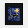 Dragon Starry Night-None-Stretched-Canvas-nickzzarto