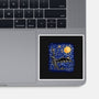 Dragon Starry Night-None-Glossy-Sticker-nickzzarto