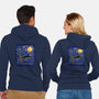 Dragon Starry Night-Unisex-Zip-Up-Sweatshirt-nickzzarto