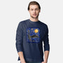 Dragon Starry Night-Mens-Long Sleeved-Tee-nickzzarto