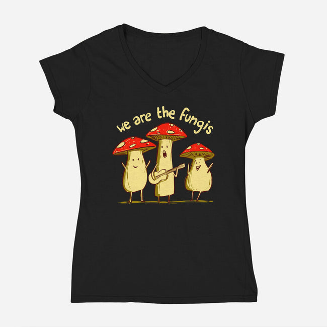 The Fungis-Womens-V-Neck-Tee-kharmazero