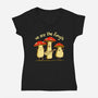 The Fungis-Womens-V-Neck-Tee-kharmazero
