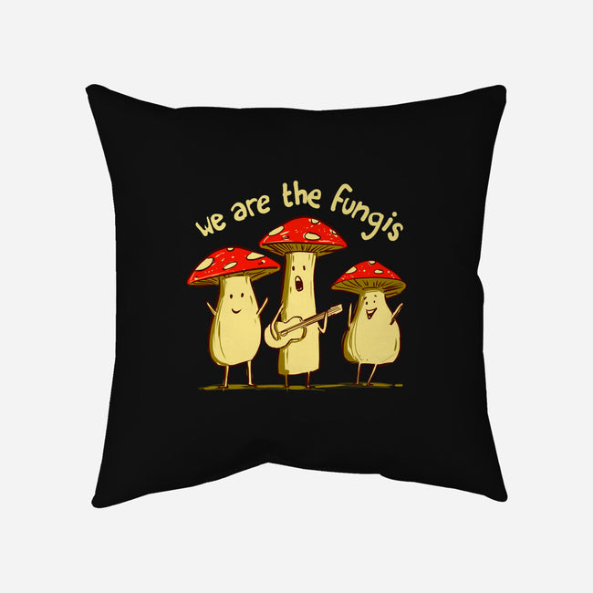 The Fungis-None-Removable Cover w Insert-Throw Pillow-kharmazero