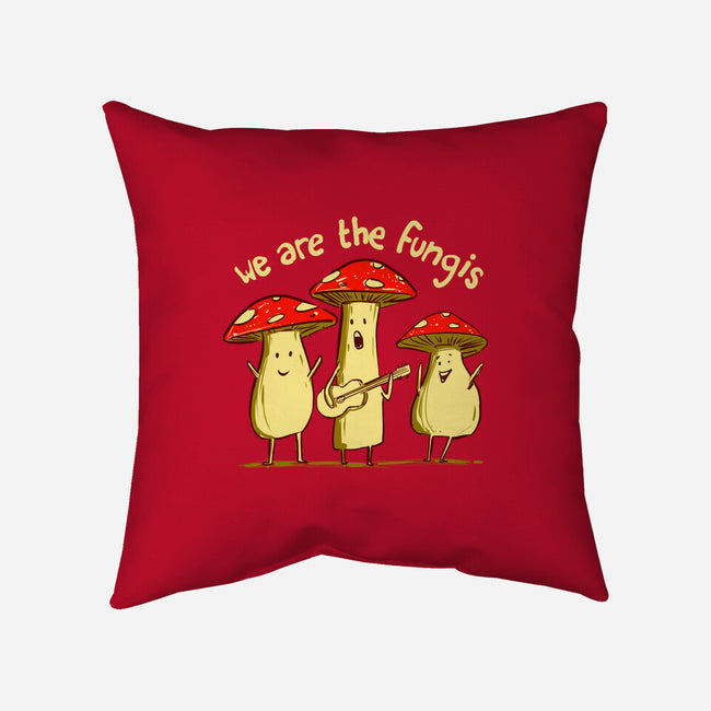 The Fungis-None-Removable Cover w Insert-Throw Pillow-kharmazero