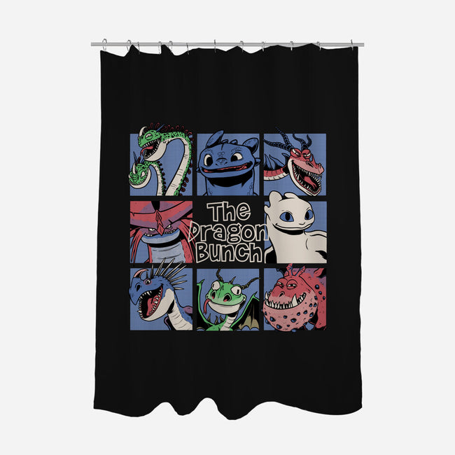 The Dragon Bunch Show-None-Polyester-Shower Curtain-Studio Mootant