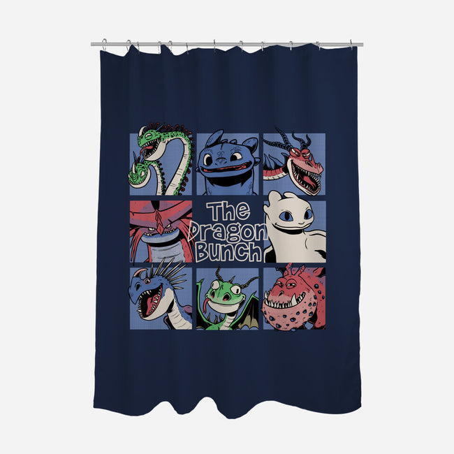 The Dragon Bunch Show-None-Polyester-Shower Curtain-Studio Mootant