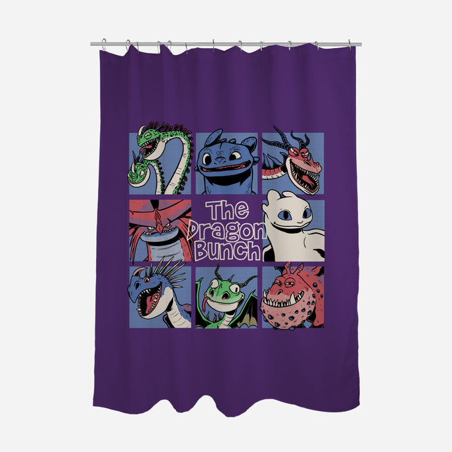 The Dragon Bunch Show-None-Polyester-Shower Curtain-Studio Mootant