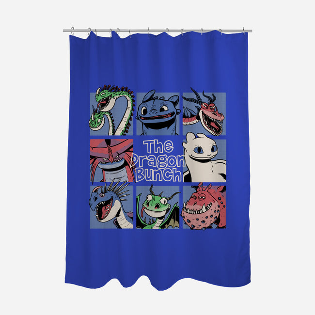 The Dragon Bunch Show-None-Polyester-Shower Curtain-Studio Mootant