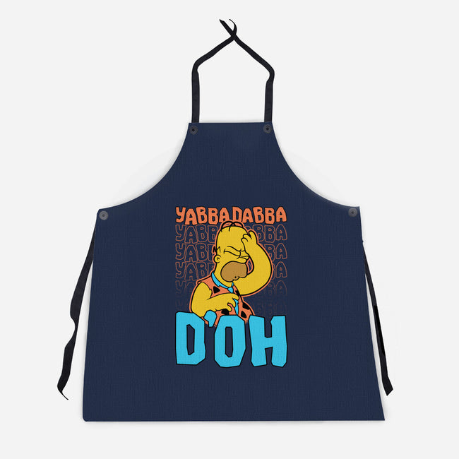 Stone Age Animation-Unisex-Kitchen-Apron-Studio Mootant