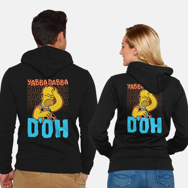Stone Age Animation-Unisex-Zip-Up-Sweatshirt-Studio Mootant